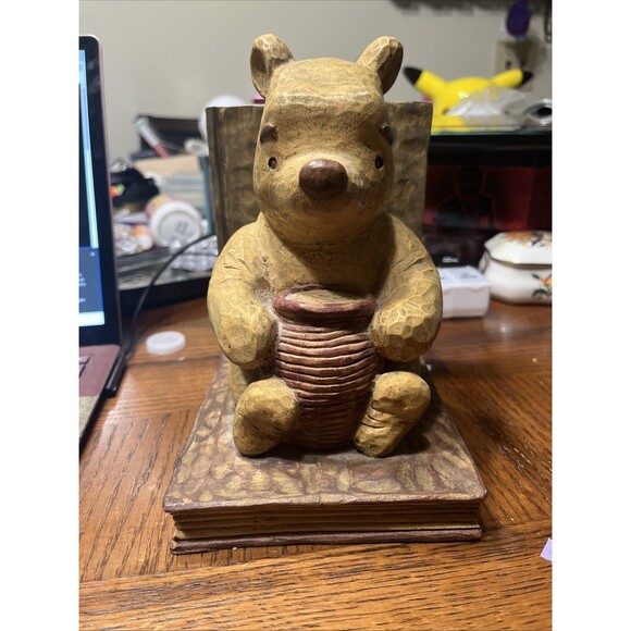 VTG Classic Winnie the Pooh Boodends “Velveteen” Shows Minor Aging - Picture 6 of 10